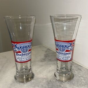 Budweiser glassware cups